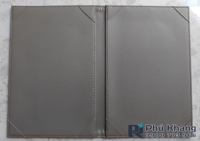 Cơ sở bìa da menu nhà hàng, cuôn bìa menu da bắt vít